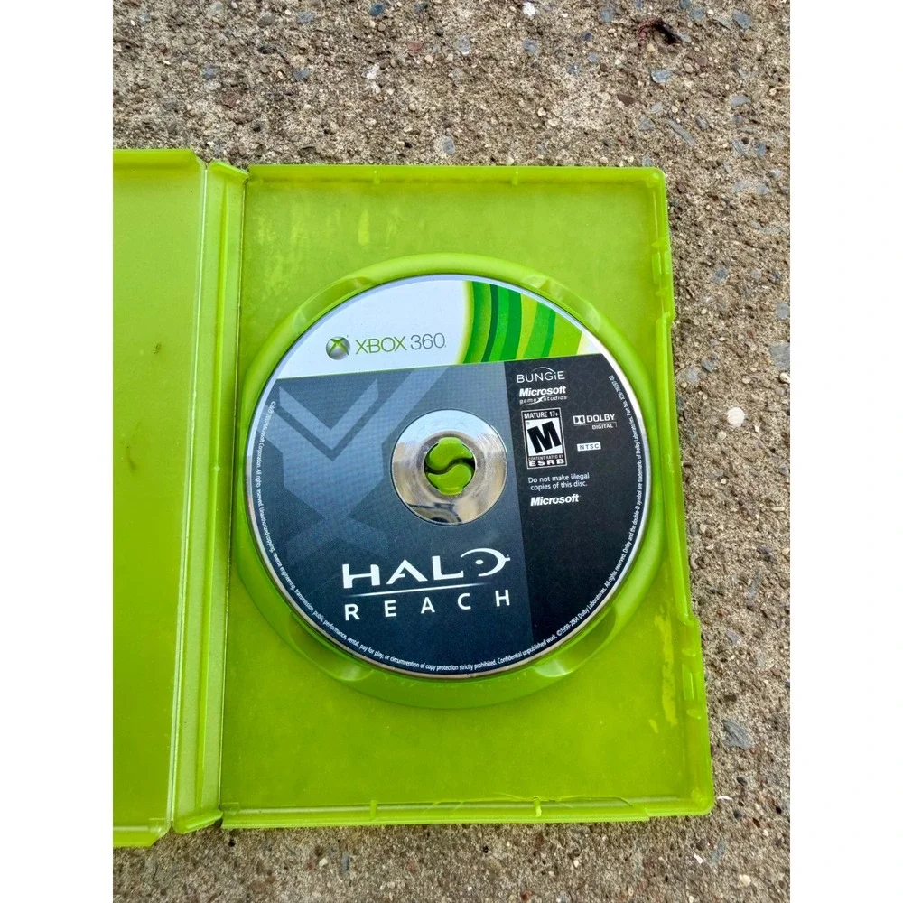 Halo Reach Microsoft Xbox 360 Game Disc Bungie 2010 NTSC M Rated Original Case